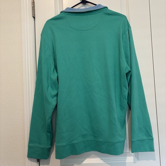 Vineyard Vines Pullover Womens Large Quarter Zip Pima Cotton Whale Logo Sweater - Picture 6 of 6